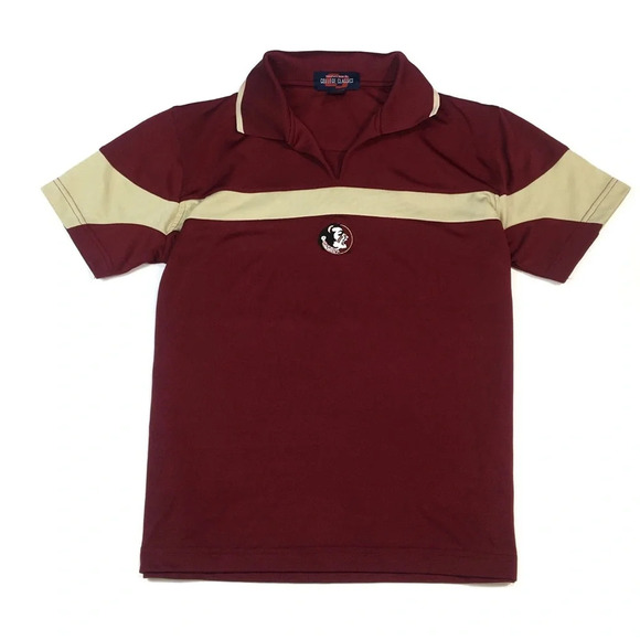 WS162 Womens Florida Seminoles Athletic Polo Shirt S - Picture 1 of 4